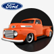 Ford F-1 Pickup Hot Rod - 3DOcean Item for Sale