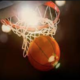 Basketball off Backboard and Through Net 17