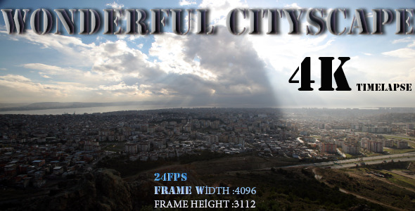 Wonderful Cityscape 4K Timelapse