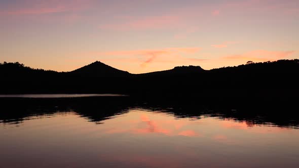 Beautiful Sunset in Ayvalik Turkey Calm