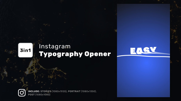 Instagram Typography Opener alt