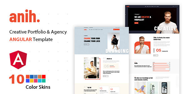 Angular Portfolio Website Templates | ThemeForest