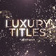 Gold Particles Titles - VideoHive Item for Sale