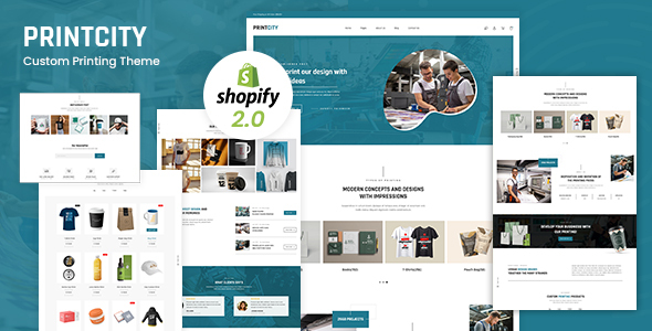 Printcity - Print Shop Shopify Theme