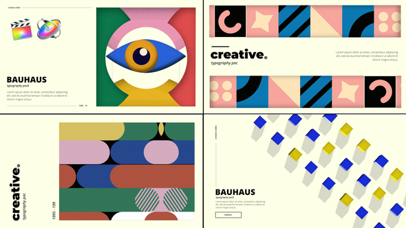 Bauhaus Typography Pack alt