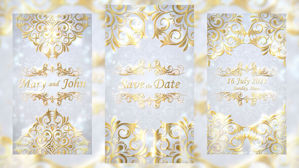 Luxury Wedding Invitation Card alt