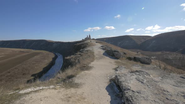 Panoramic view of the surroundings of Old Orhei