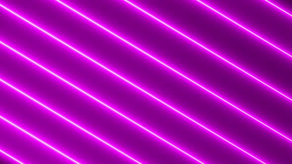 Purple color seamless neon light line technology motion background. Vd 641