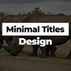 Minimal Titles | AE - VideoHive Item for Sale