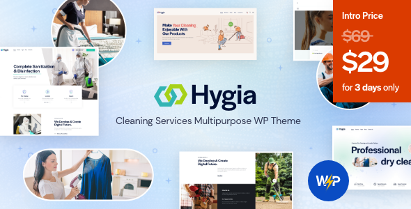 Hygia - Cleaning Services Multipurpose Wordpress Theme