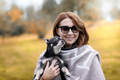 Woman with chihuahua in the park - PhotoDune Item for Sale