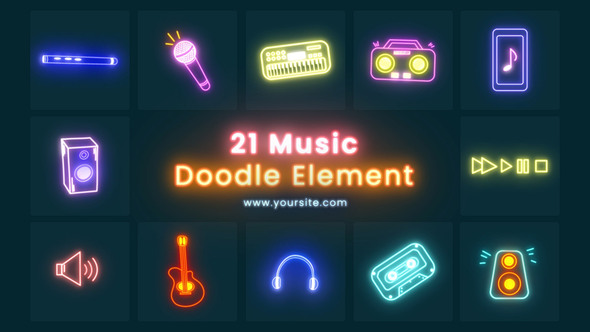 Top best Music Doodles Element Pack
