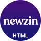 Newzin - Magazine & Newspaper HTML Template - ThemeForest Item for Sale