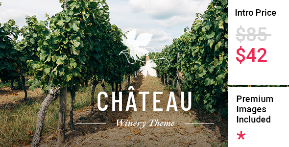 Château - Winery And Wine Shop Theme