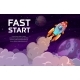 Rocket Launch Business Fast Start Boost Concept - GraphicRiver Item for Sale