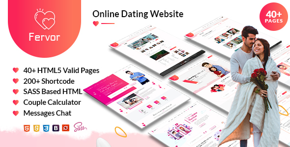 Fervor Dating and Community HTML Template
