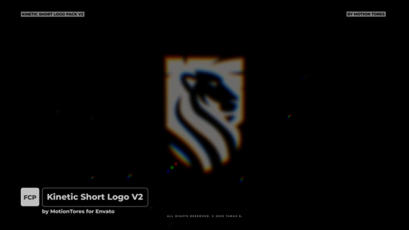 Kinetic Short Logo Pack V2 \ FCPX alt