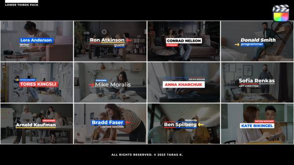 Lower Thirds 2.0 \ FCPX