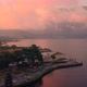 Aerial View of Pura Ulun Danu Bratan at Sunset - VideoHive Item for Sale