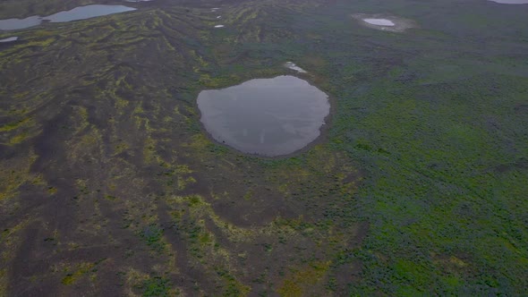 Lake and Glacier in Iceland 4K