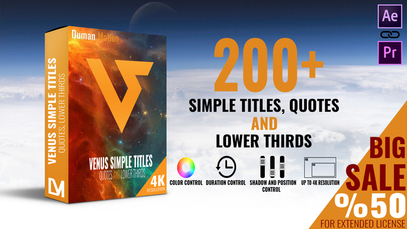 Venus Titles Pack - 4K alt