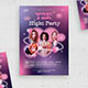 Y2K Party Flyer Template - GraphicRiver Item for Sale