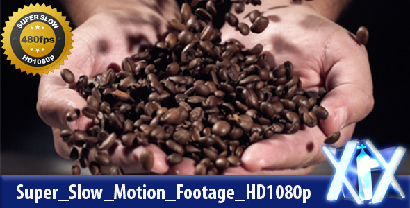 Coffe Beans Falling 480fps