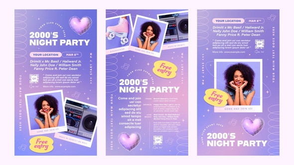 Y2K Party Video Template