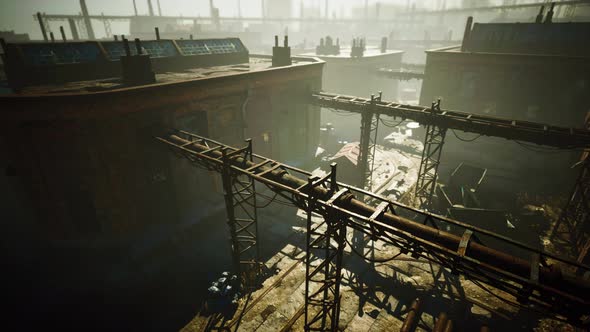 Old Destroyed an Abandoned Factory alt