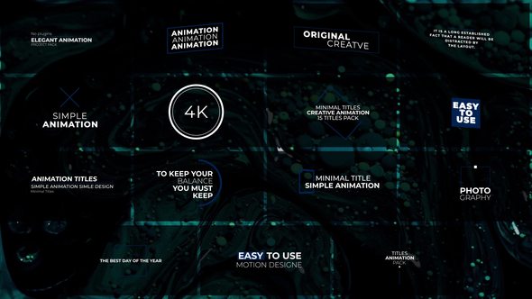 Minimal Titles Animation | FCPX alt
