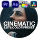 Cinematic - LUT Color Preset Pack - VideoHive Item for Sale