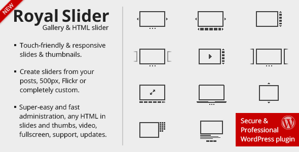 RoyalSlider - dotykowy suwak zawartości dla WordPress