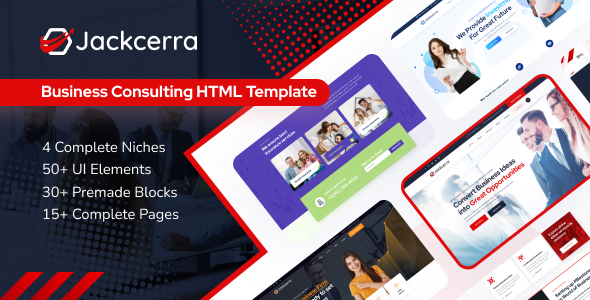 Jackcerra - Business Consulting HTML Template