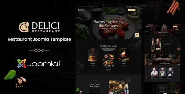 DELICI - Restaurant Joomla 4 Template