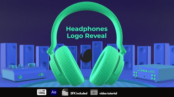 Headphones Logo Reveal