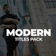 Modern Titles | AE - VideoHive Item for Sale