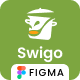 Swigo - Cafe Fast Food And Restaurant Figma Template - ThemeForest Item for Sale