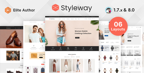 Styleway - Trendy Online Fashion Prestashop 1.7 & 8.x Responsive Theme