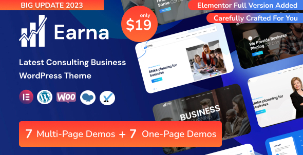 Earna - Business Consulting WordPress