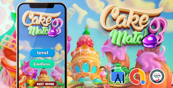 Cake Match3  (Admob + Android Studio)