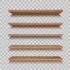Wooden Store Shelf or Empty Wall 3d Bookshelf - GraphicRiver Item for Sale