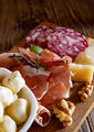 typical Italian antipasto platter with cold cuts and cheeses - PhotoDune Item for Sale