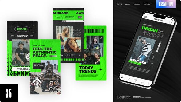 Dynamic Urban Instagram Stories alt