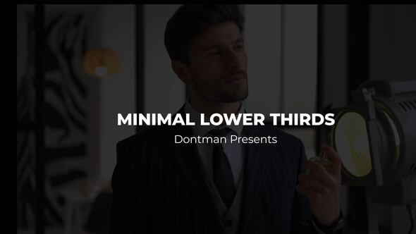 Minimal Lower Thirds | After Effects