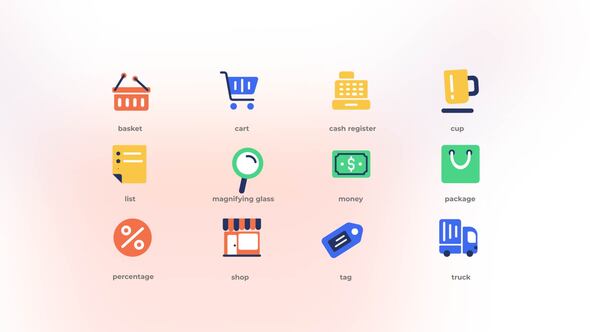 Shopping - Flat Icons