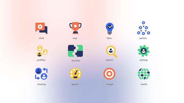 Teamwork - Flat Icons