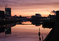 Glasgow Skyline Reflected In The River Clyde - PhotoDune Item for Sale