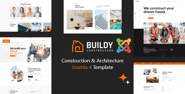 Buildy – Construction & Architecture Joomla 4 Template