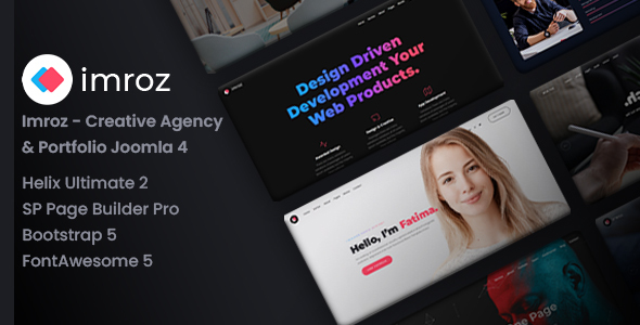 Imroz – Agency and Portfolio Joomla 4 Template
