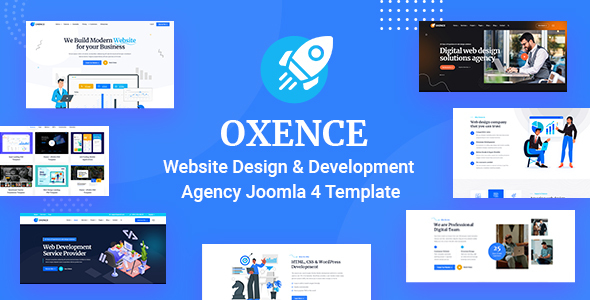 Oxence - Web Design Agency Joomla 4 Template